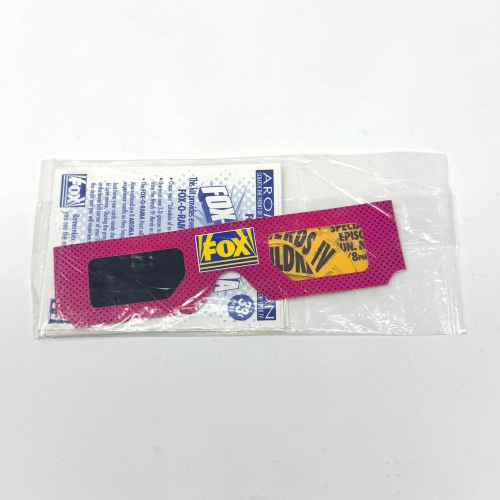1994 Fox-O-Rama Scratch Sniff Card Set Living Single Revenge Nerds 3D Glasses